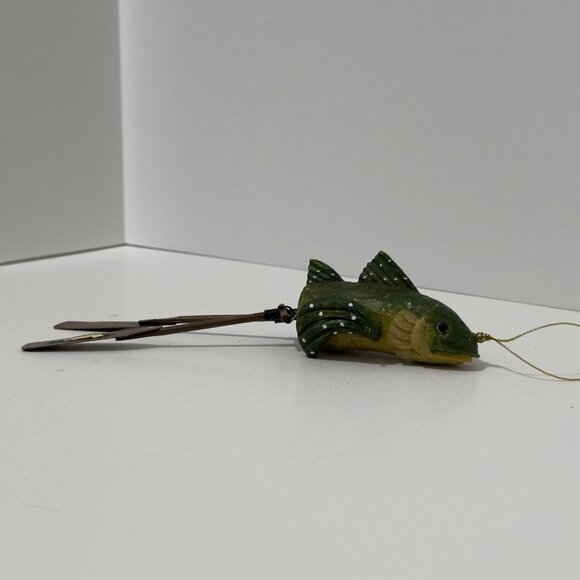 Vintage Fish With Oars Christmas Ornament - Picture 7 of 11